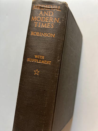 Medieval and modern times, James Harvey Robinson - Ginn And Company, 1919