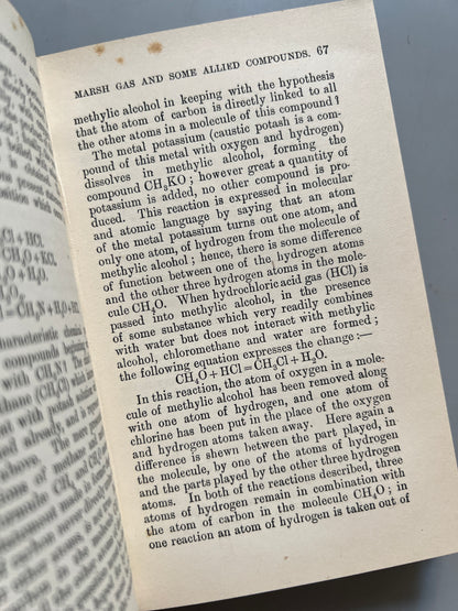 Libro de: The story of the wanderings of atoms, M. M. Pattison Muir - George Newnes, 1899