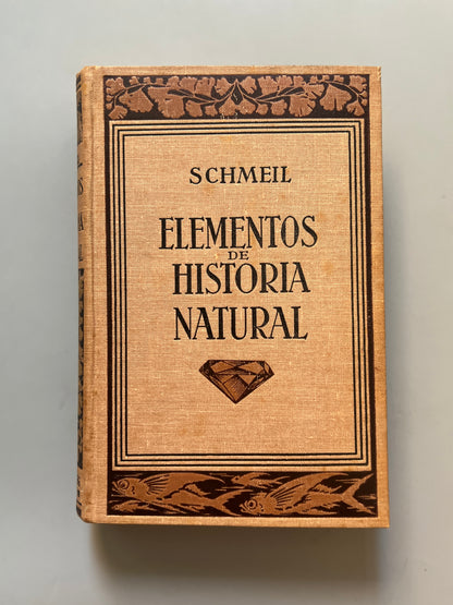 Elementos de historia natural, Otto Schmeil - Gustavo Gili Editor, 1926