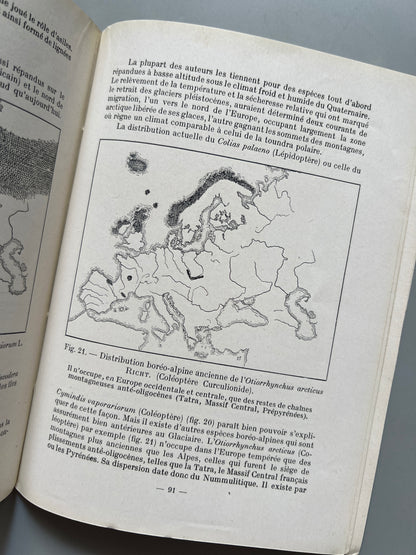 Libro de: Introduction a l'entomologie, R. Jeannel - Éditions N. Boubée & Cie, 1946-1949