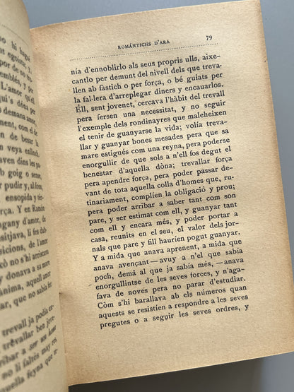 Libro de: Romántichs d'ara, Enrich de Fuentes - Publicació Joventut, 1906