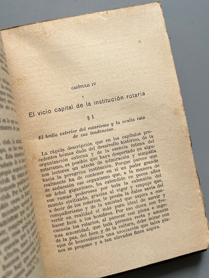 Los rotarios, Felipe Alonso Bárcena - Editorial Razón y Fe, 1929