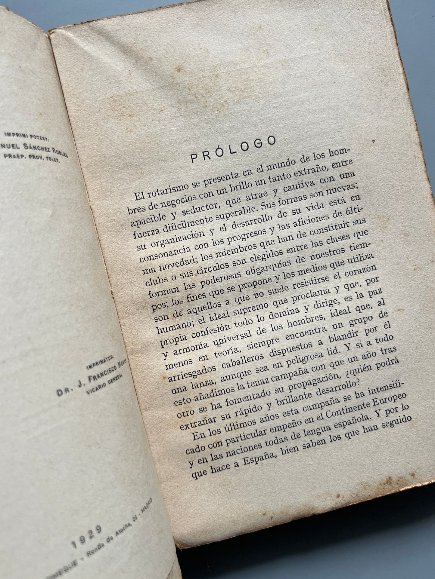 Los rotarios, Felipe Alonso Bárcena - Editorial Razón y Fe, 1929