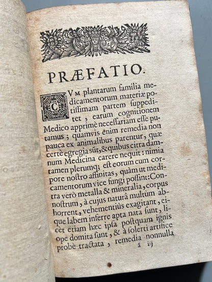 Libro de: Botanicum Monspeliense, Pierre Magnol - Francisci Bourly - 1676, Primera edición