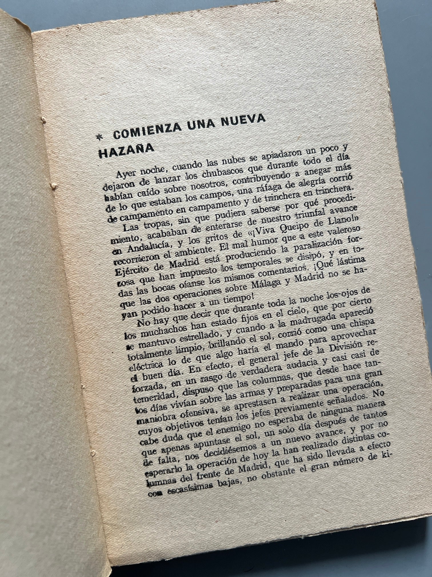 Libro de: Campañas del Jarama y el Tajuna, El Tebib Arrumi - Librería Santarén, 1938