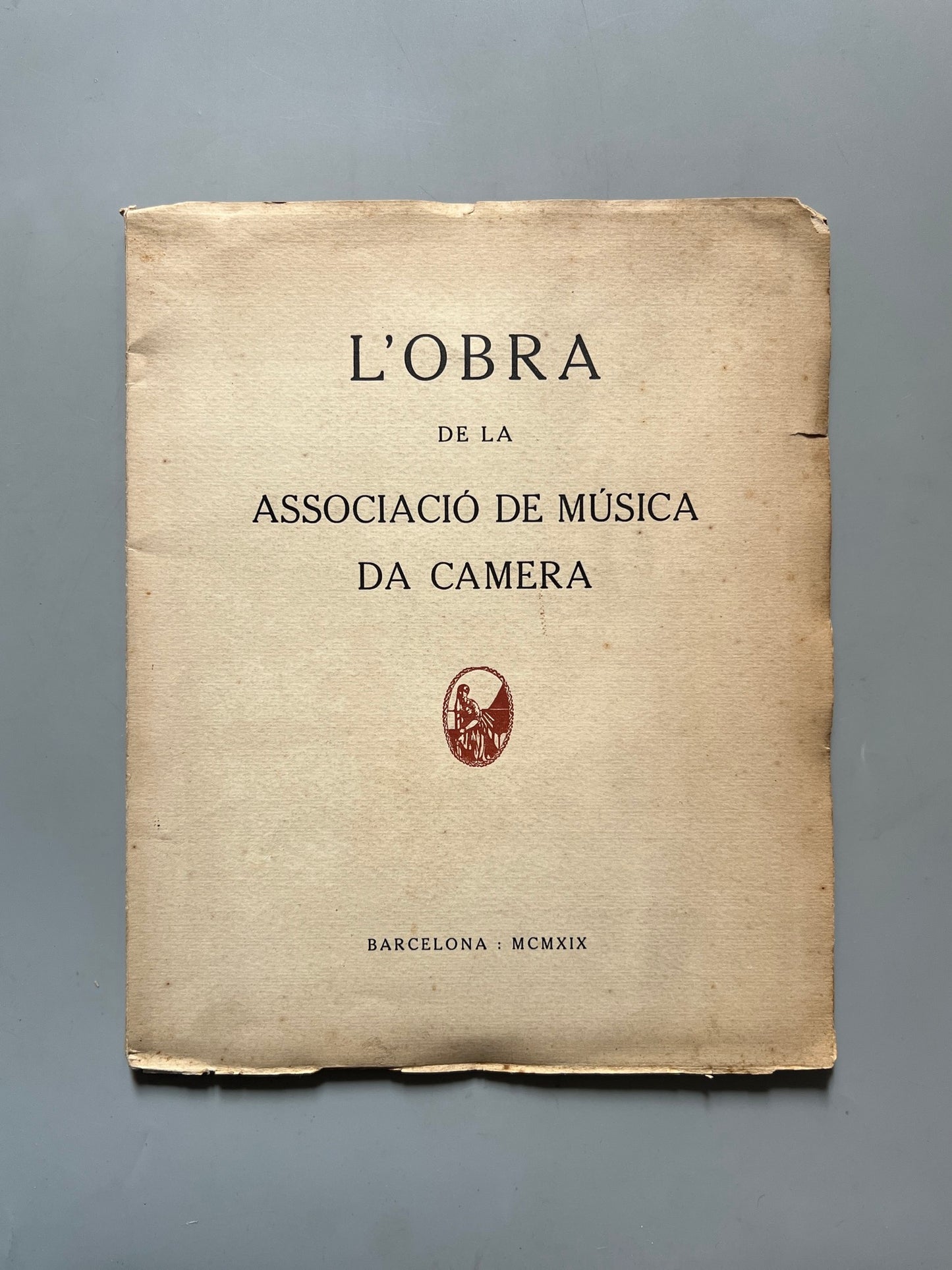 L'obra de la Associació de Música da Camera, primer volum - Oliva de Vilanova Impressor, 1919