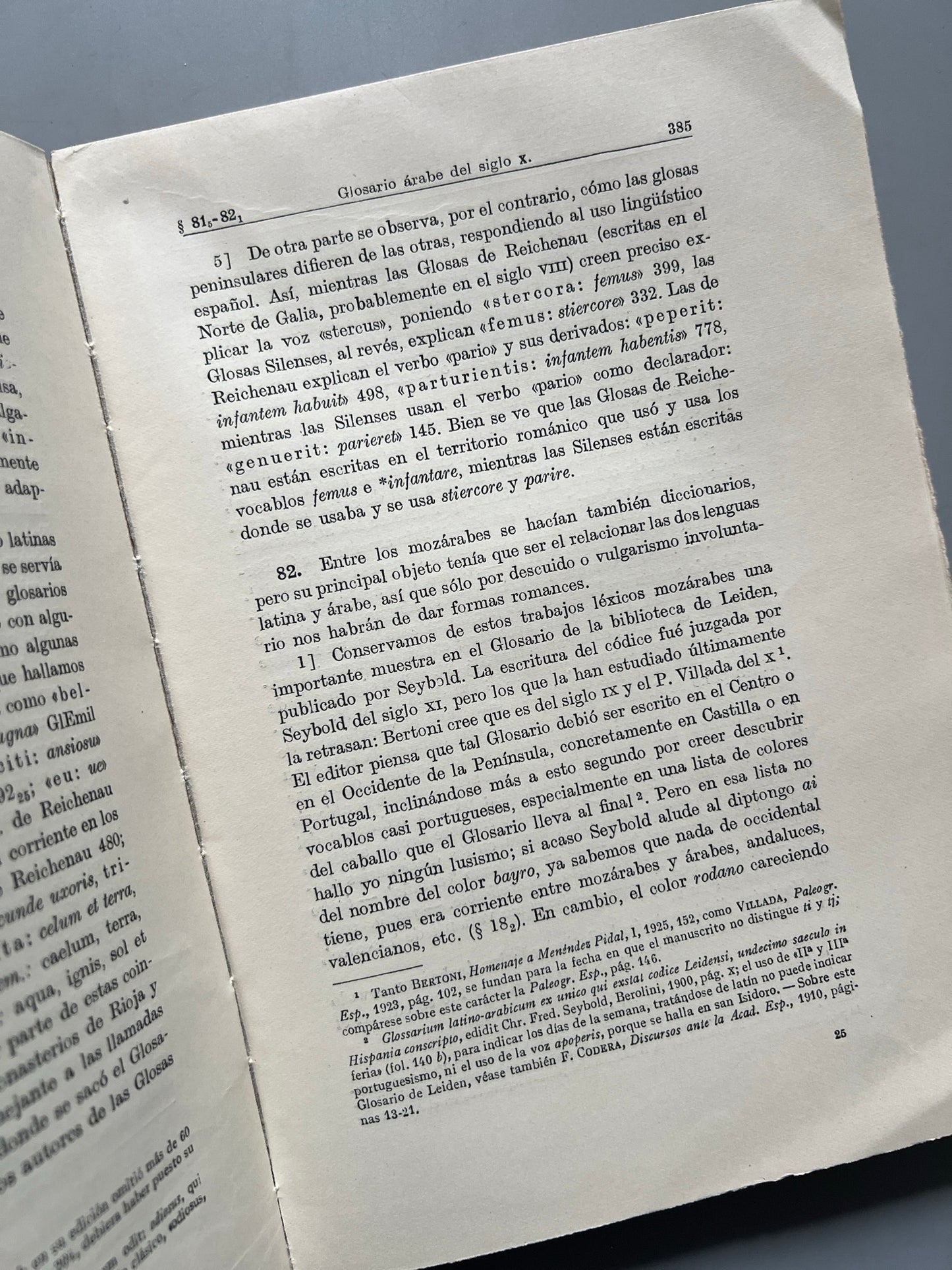 Libro de: Orígenes del español, R. Menéndez Pidal - Espasa-Calpe, 1956