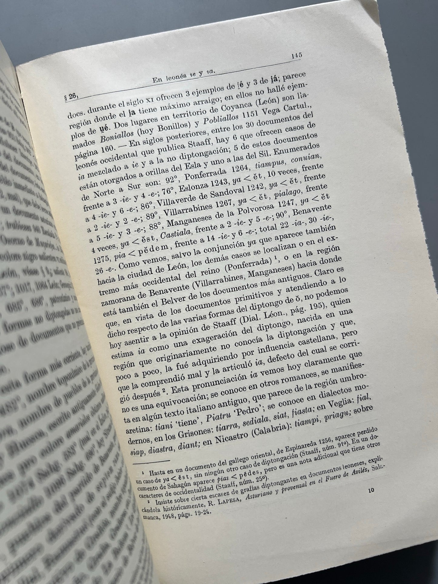 Libro de: Orígenes del español, R. Menéndez Pidal - Espasa-Calpe, 1956