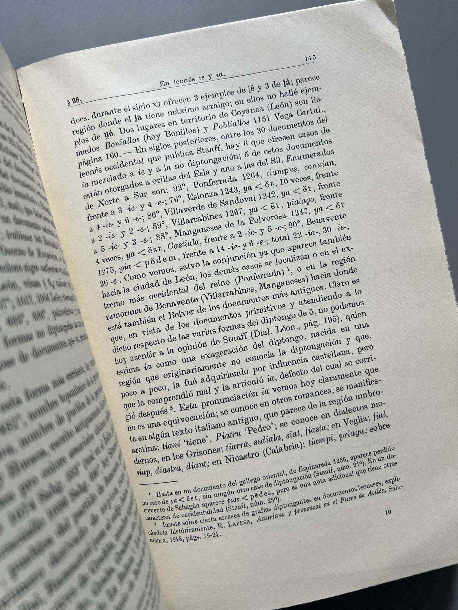 Libro de: Orígenes del español, R. Menéndez Pidal - Espasa-Calpe, 1956