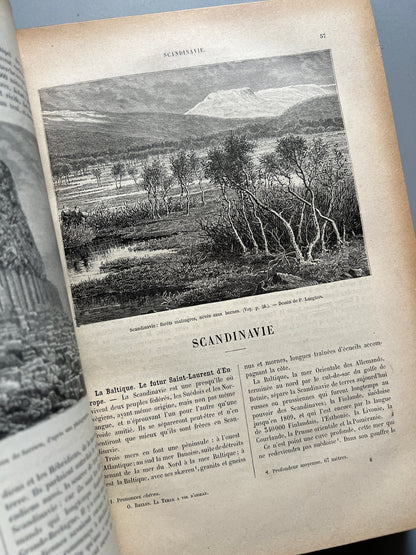 Libro de: La terre a vol d'oiseau, Onésime Reclus - Libraire Hachette, 1893