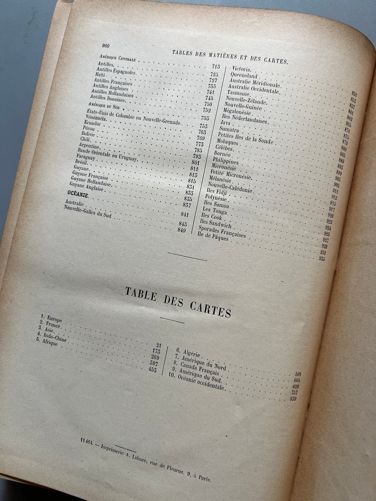 Libro de: La terre a vol d'oiseau, Onésime Reclus - Libraire Hachette, 1893