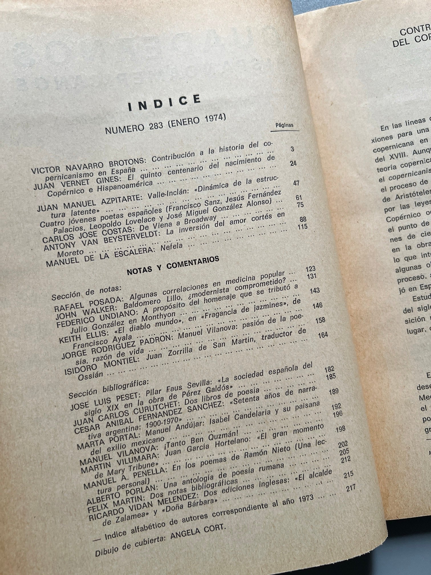 Libro de: Cuadernos hispanoamericanos nº283 - Ediciones Mundo Hispanico, 1974