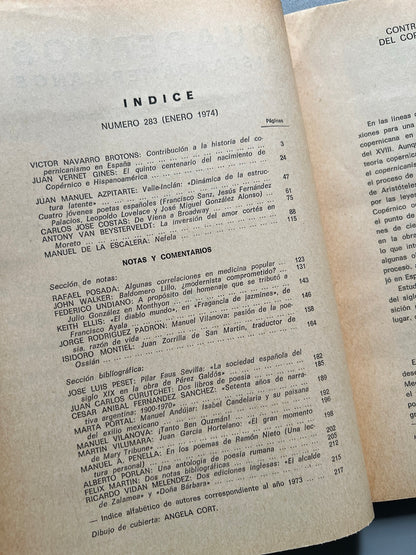 Libro de: Cuadernos hispanoamericanos nº283 - Ediciones Mundo Hispanico, 1974