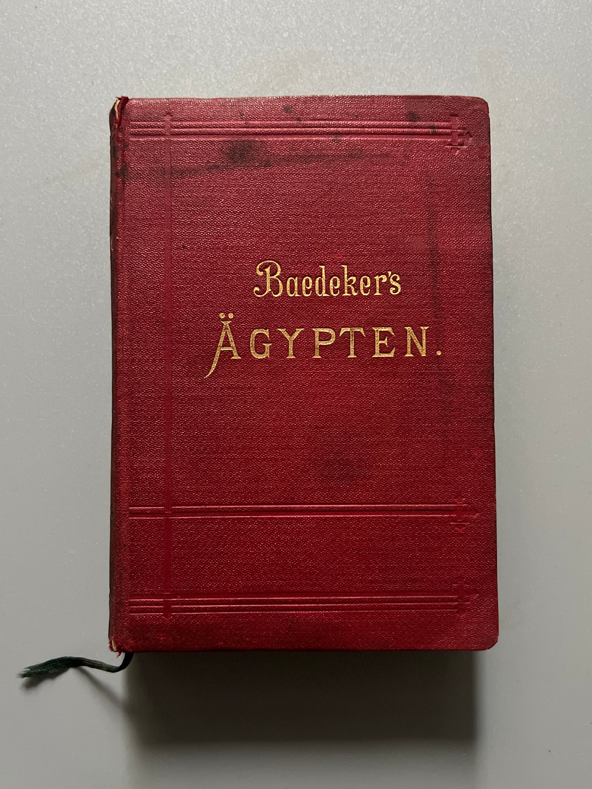 Ägypten. Handbuch Für Reisende, Karl Baedeker - Leipzig, 1897