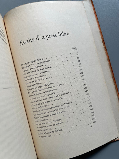 Libro de: Dels anys de la Fáccia, Pere Aldavert - Imprempta La Renaixensa, 1907