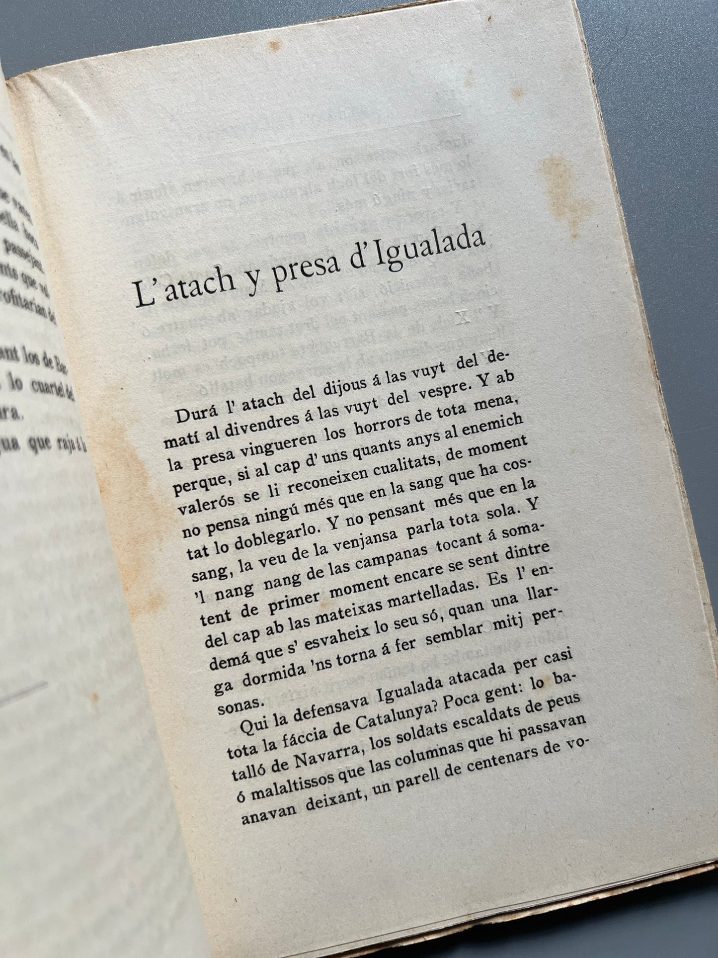 Libro de: Dels anys de la Fáccia, Pere Aldavert - Imprempta La Renaixensa, 1907