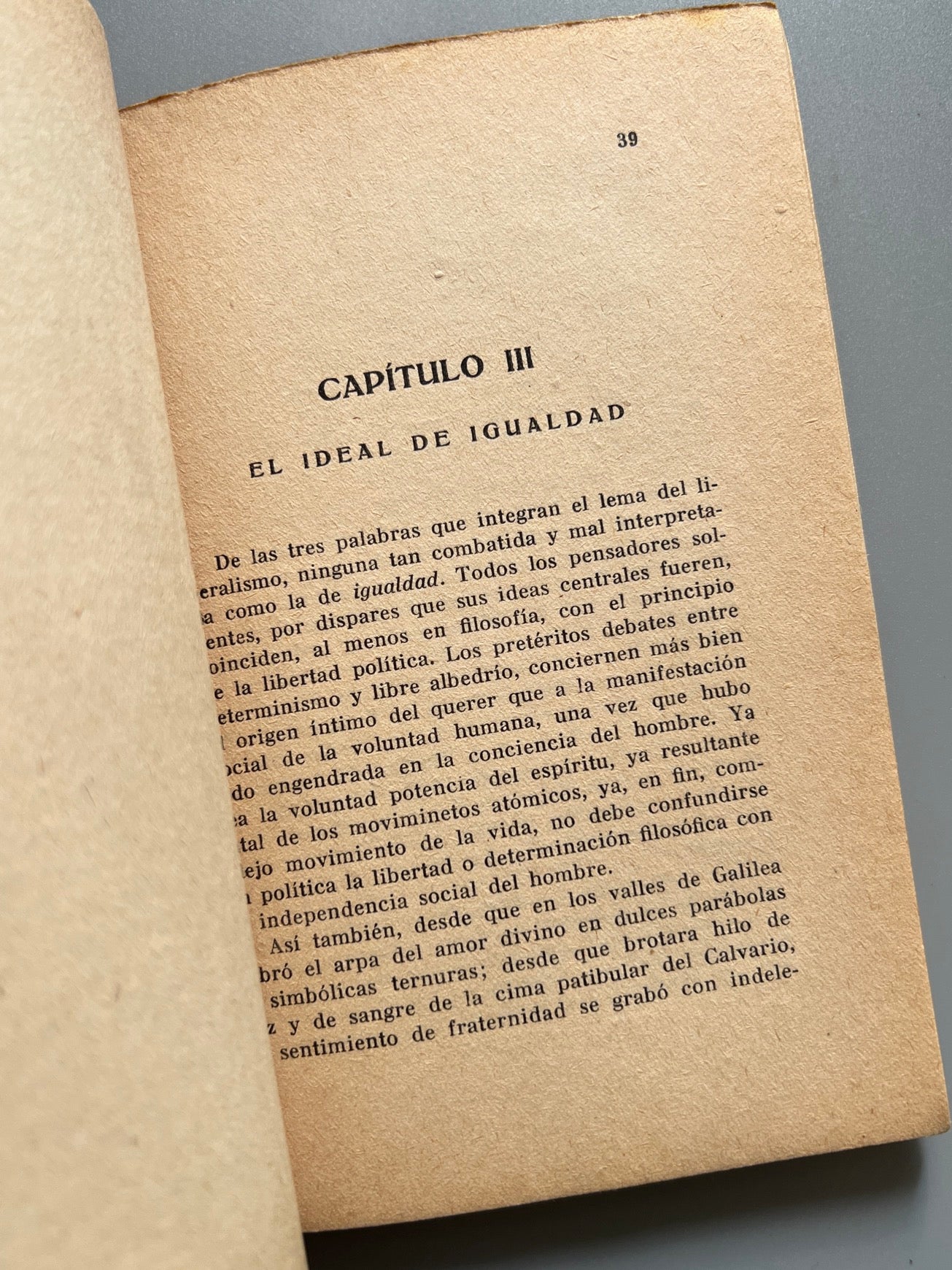 Libro de: Liberalismo, Fernando Valera - Cuadernos de Cultura, 1930