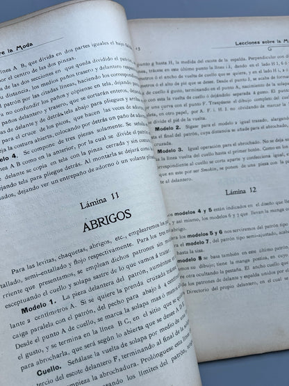 Libro de: Lecciones profesionales. Academia Central de Corte y Confección Martí - octubre, 1908