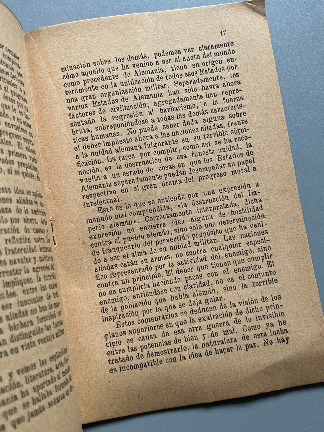 Libro de: Los poderes espirituales y la guerra, A. P. Sinett/ W. Tudor Pole - Valencia, 1915