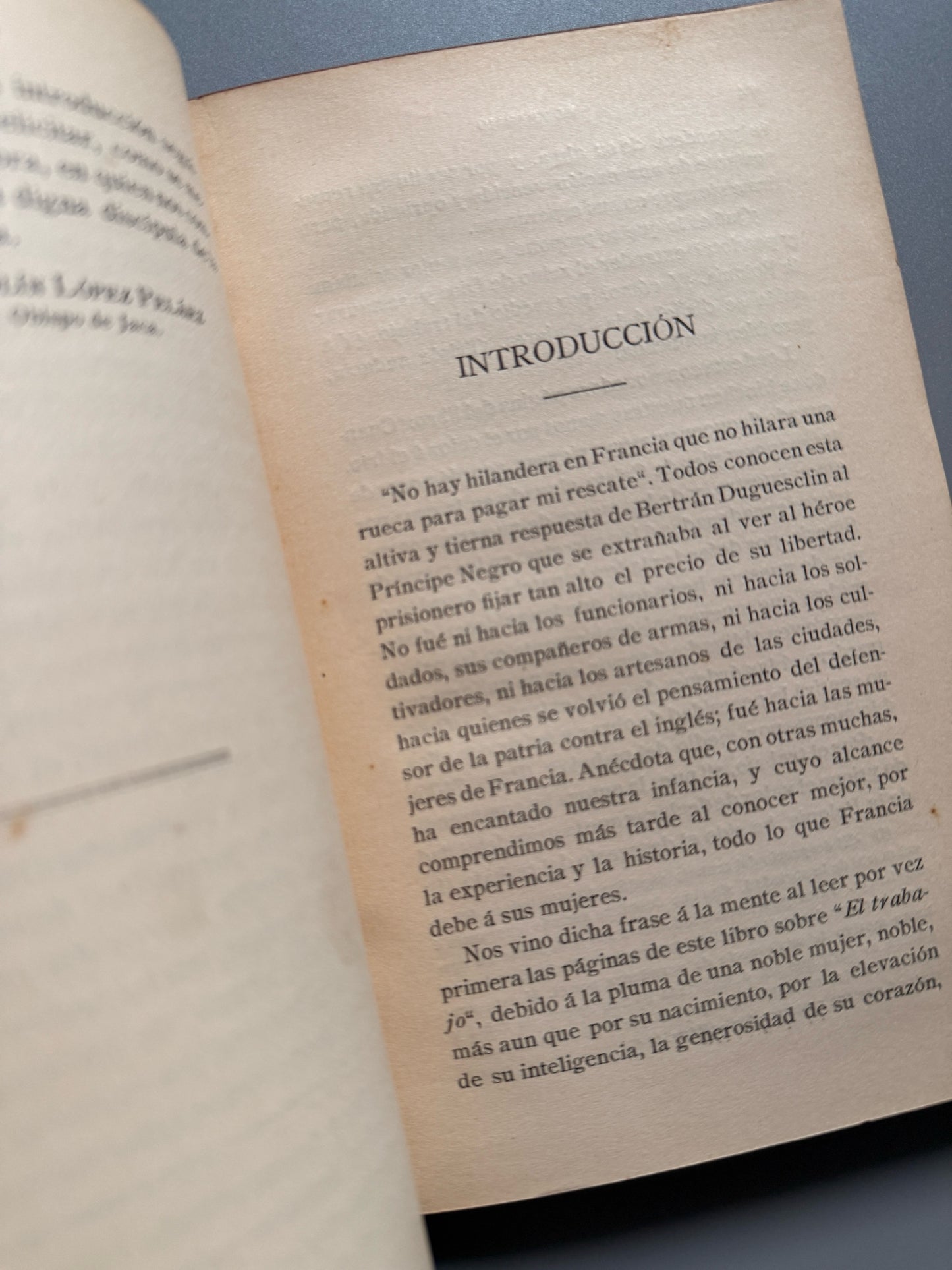 Libro de: El trabajo, Condesa Zamoyska - Gustavo Gili Editor, 1905