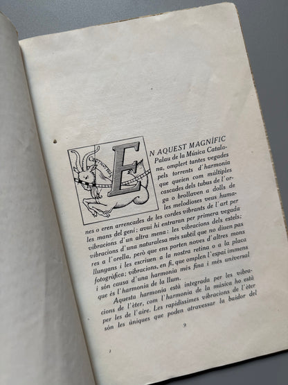 Libro de: Harmonies del firmament, conferencia de Lluis Rodés - Oliva De Vilanova Impressor, ca. 1920