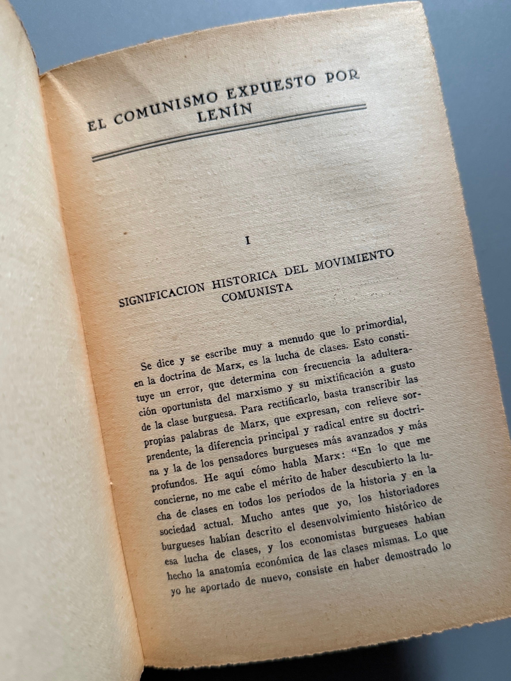 Libro de: El comunismo expuesto por Lenin. Edmundo González-Blanco - Madrid, 1931