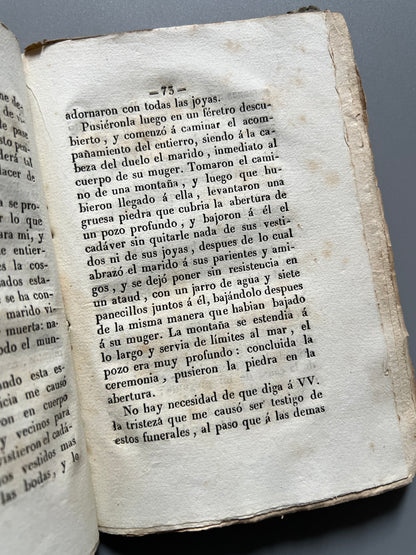 Libro de: Sinbad el marino, M. Galland (primera edición) - Barcelona, 1846