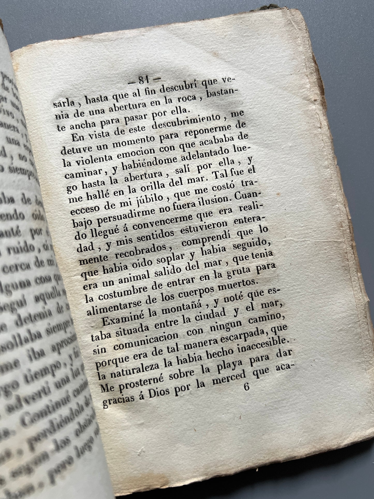 Libro de: Sinbad el marino, M. Galland (primera edición) - Barcelona, 1846