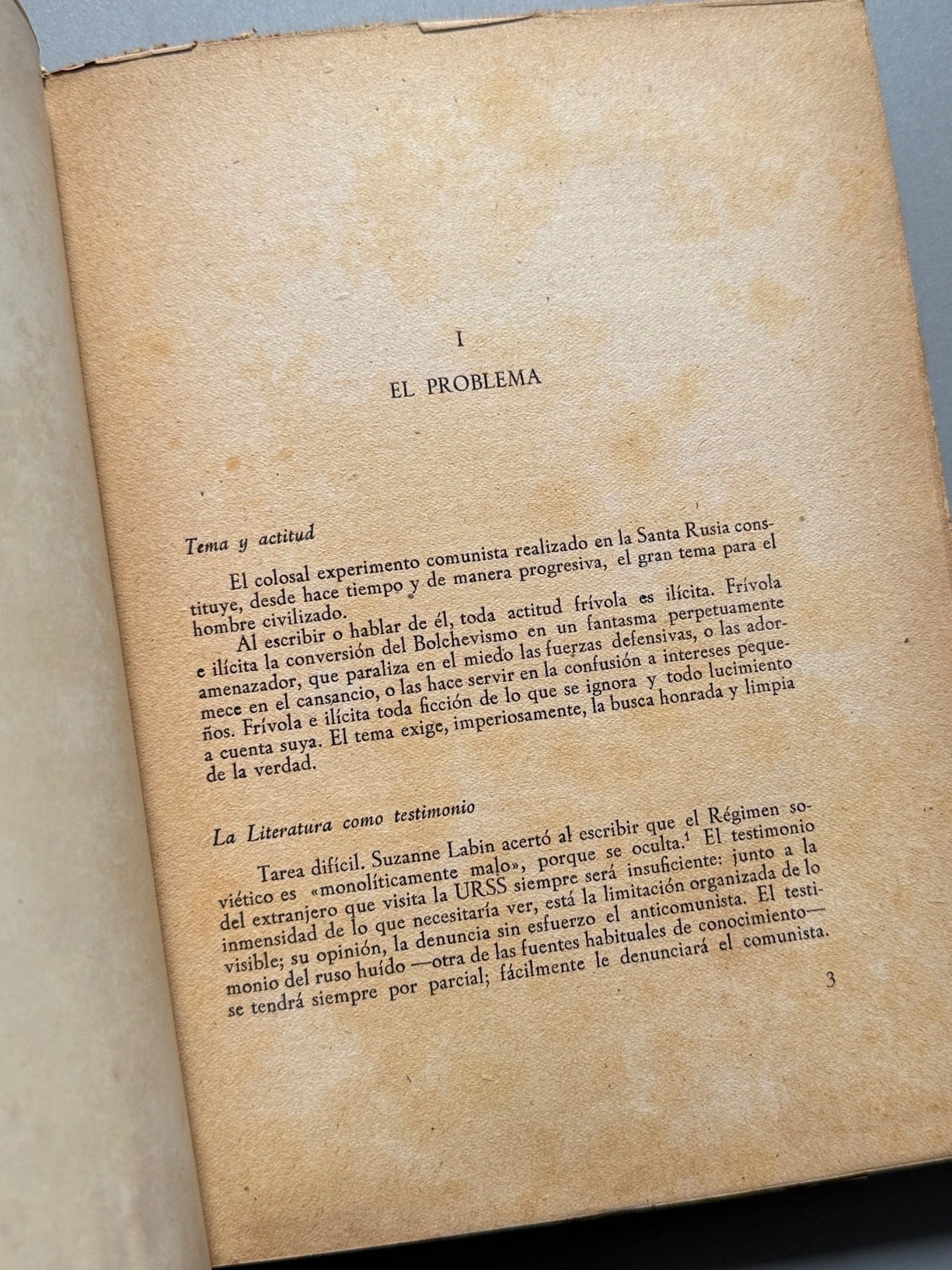 Libro de: Bolchevismo y literatura, Jesús Pabon (firmado) - Antonio Zuñiga Editor, 1949