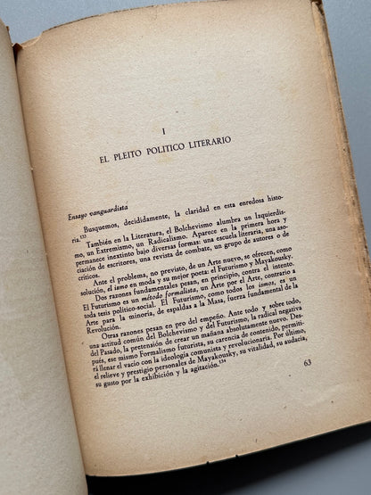 Libro de: Bolchevismo y literatura, Jesús Pabon (firmado) - Antonio Zuñiga Editor, 1949