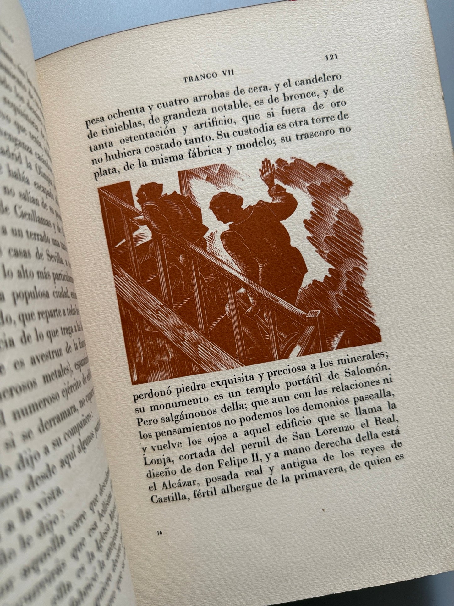 Libro de: El diablo cojuelo, Luis Vélez de Guevara (ejemplar numerado, nº374) - Editorial Orbis, 1943