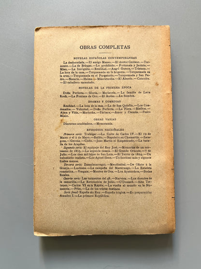 Libro de: El caballero encantado, Benito Pérez Galdós - Perlado, Páez y Compañía, 1909