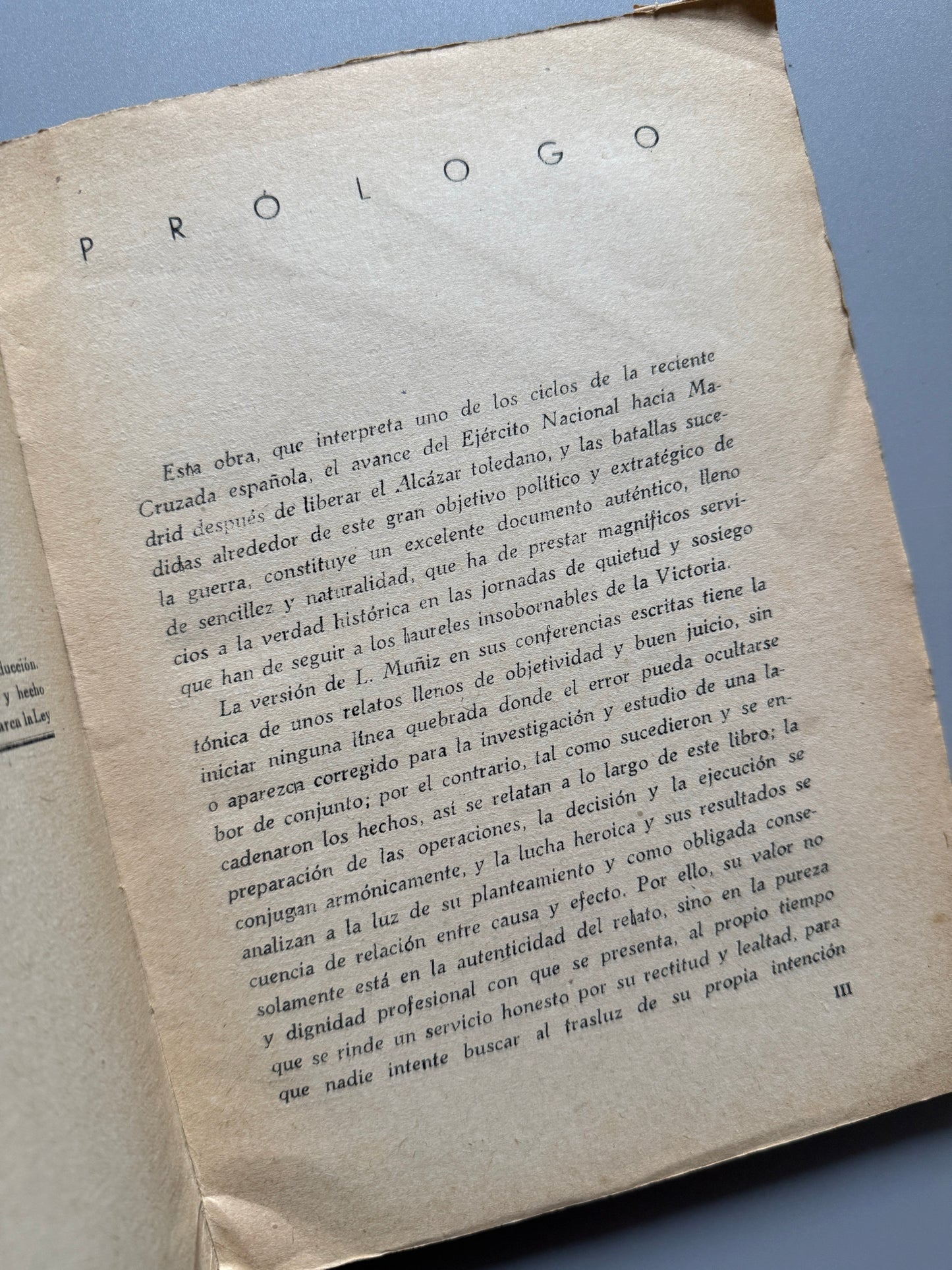 Libro de: La batalla de Madrid, T. Coronel López-Muñiz - Editorial Gloria, 1943