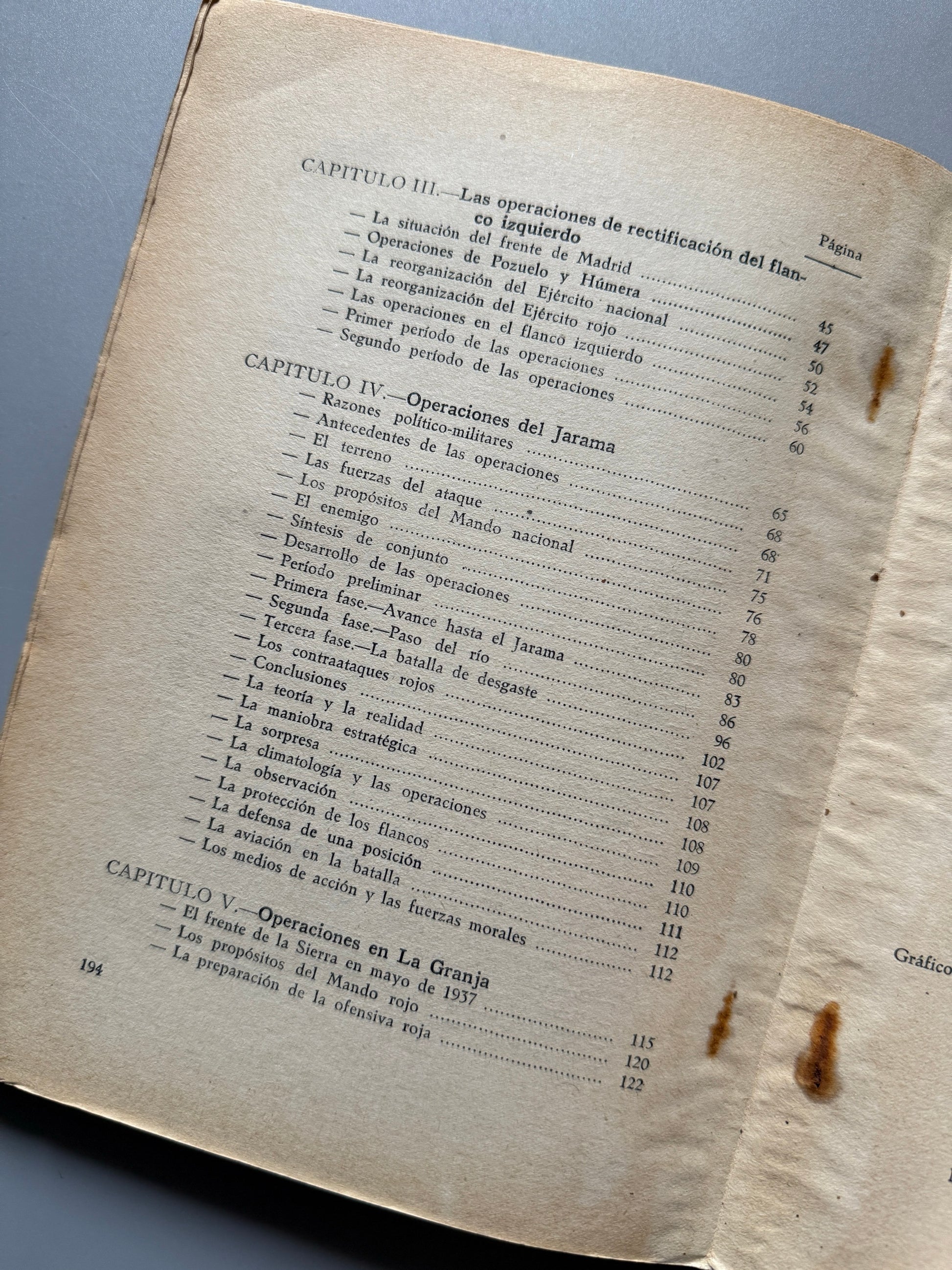 Libro de: La batalla de Madrid, T. Coronel López-Muñiz - Editorial Gloria, 1943