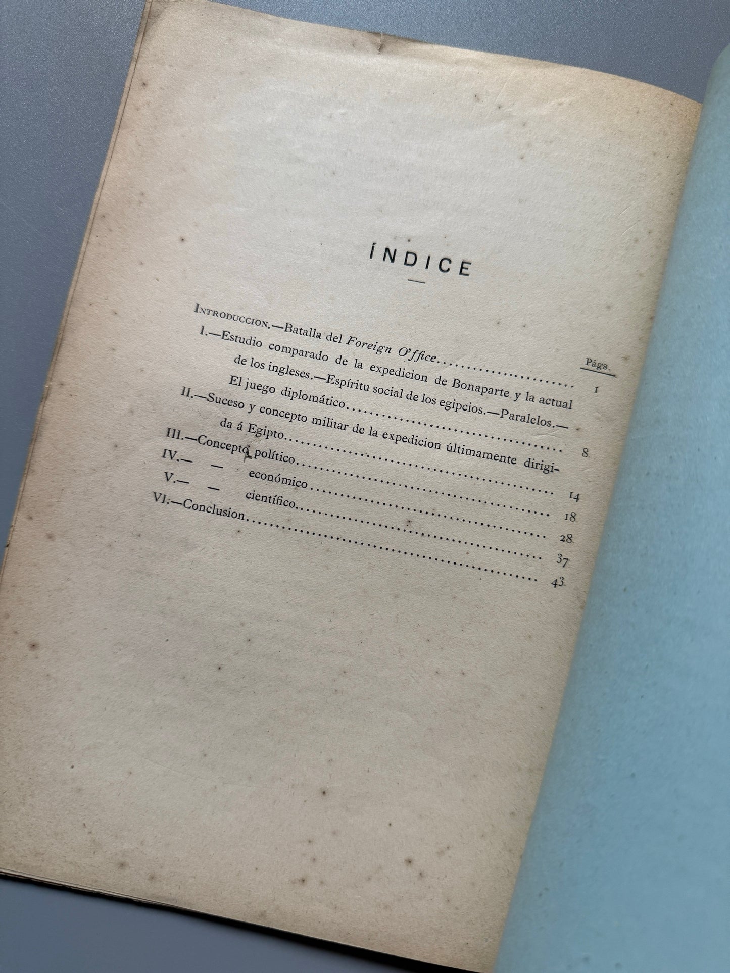 Libro de: Batalla del Foreign O'ffice, Vicente Tinajero Martinez - Madrid, 1882