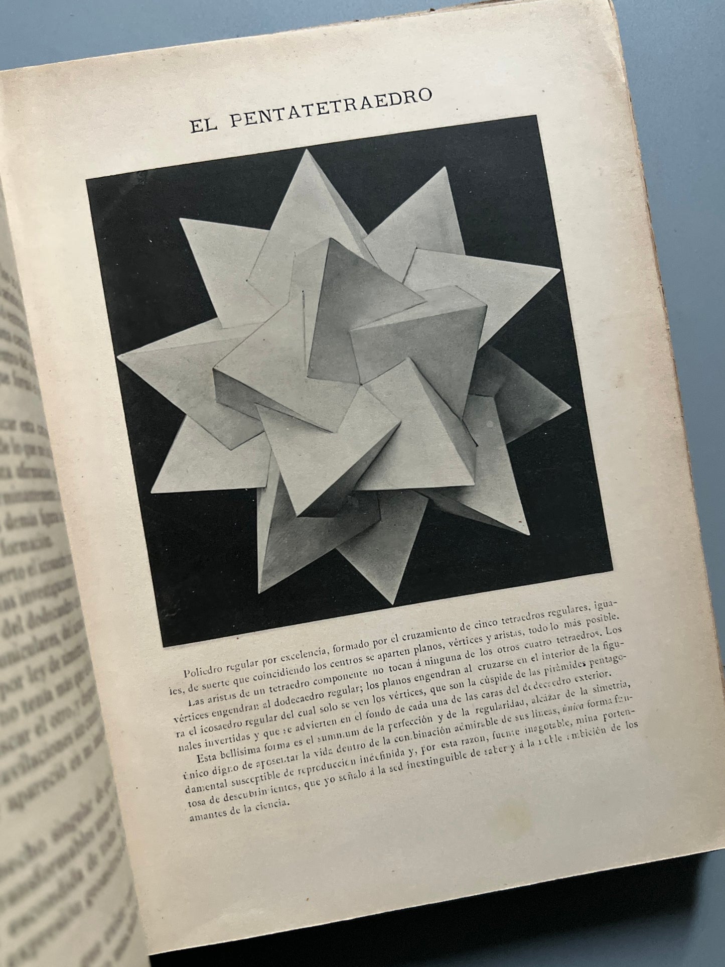 Libro de: Origen poliédrico de las especies, Arturo Soria y Mata (+ recortes periódico)  - Madrid, 1894