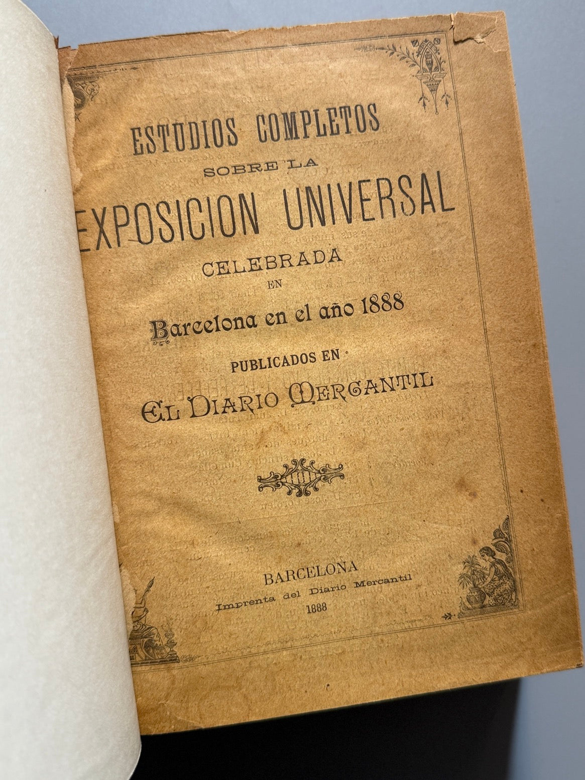 Estudios completos sobre la Exposición Universal Barcelona 1888, El Diario Mercantil, 1888