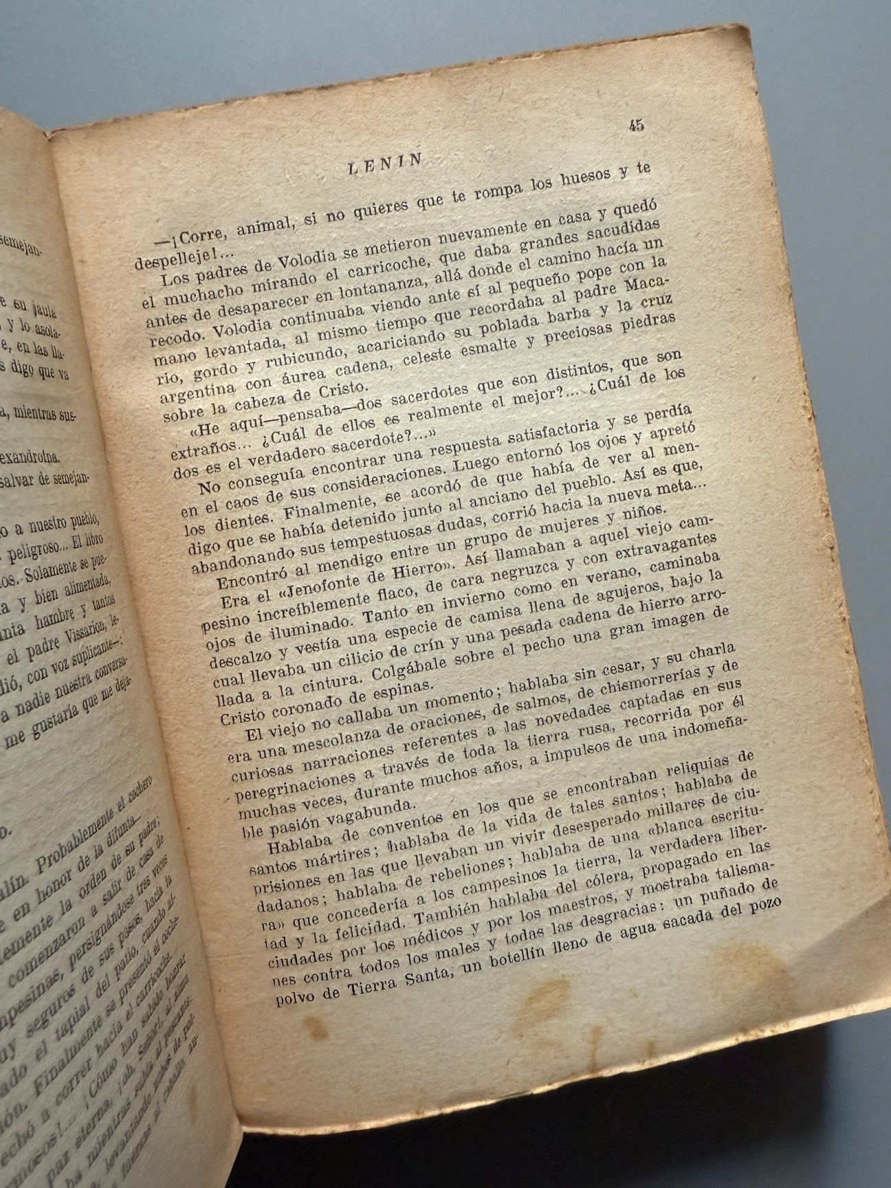 Libro de: Lenin, F. Ossendowski (biografía ficticia anticomunista)- M. Aguilar, 1930