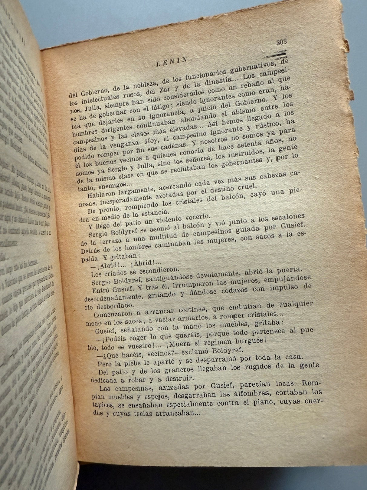 Libro de: Lenin, F. Ossendowski (biografía ficticia anticomunista)- M. Aguilar, 1930