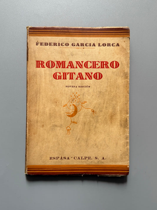 Romancero gitano, Federico Garcia Lorca - Espasa-Calpe, 1937