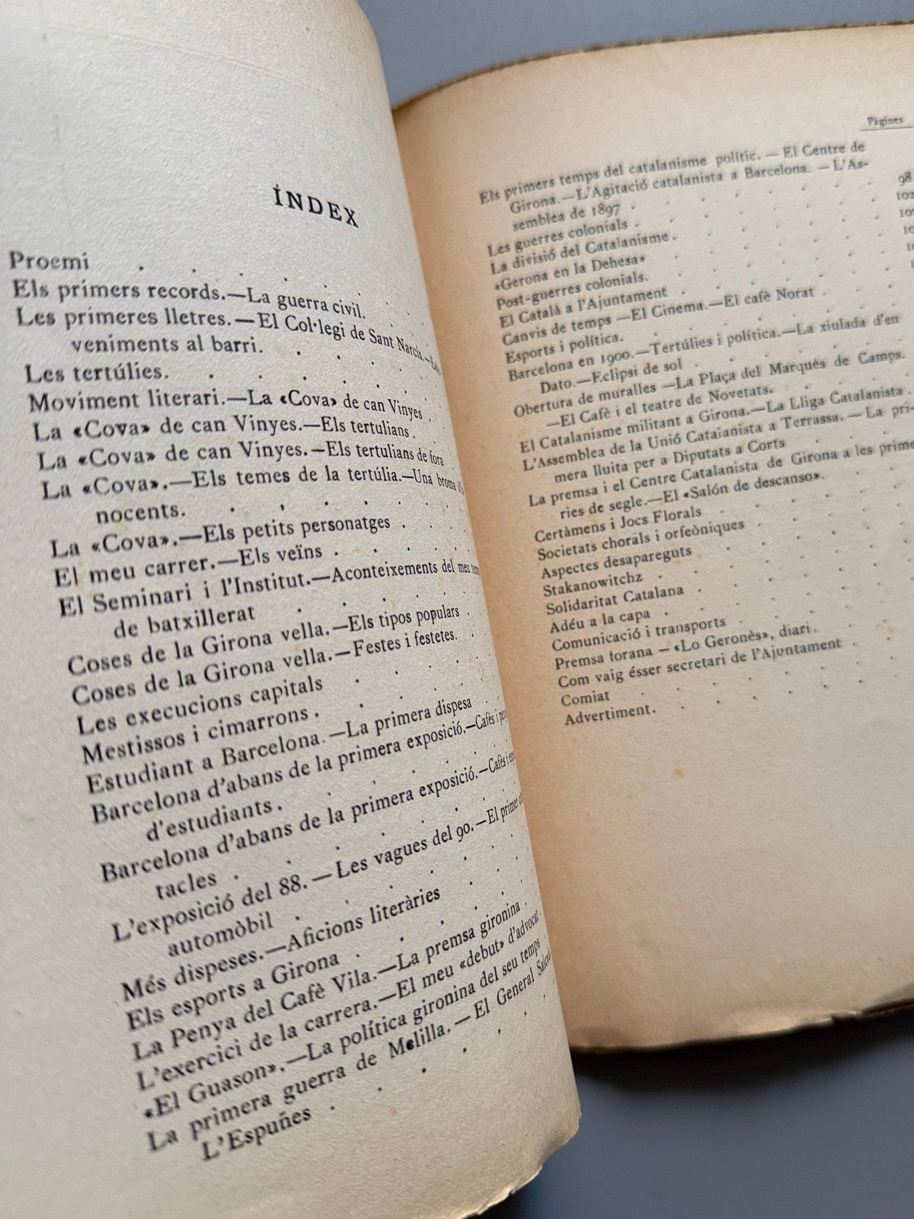 Libro de: Memòries d'un gironí, Joan Vinyas i Comas - Masó Imp., 1932