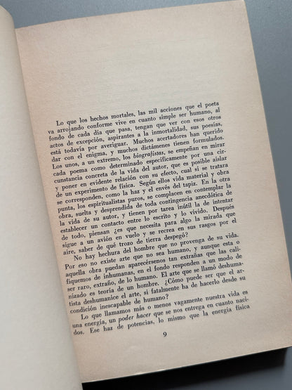 Libro de: La poesía de Rubén Darío, Pedro Salinas - Editorial Losada, 1968