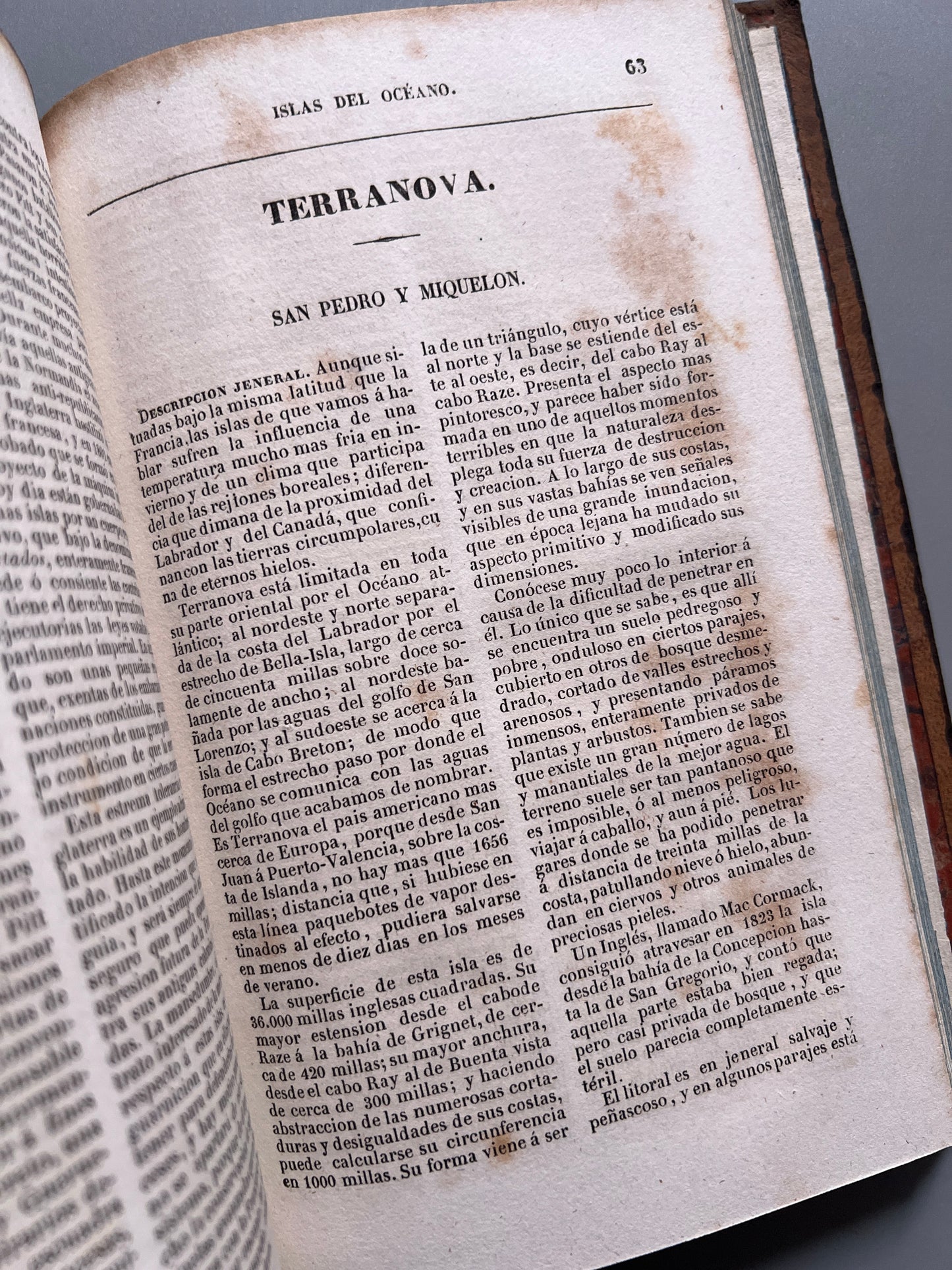 Libro de: Historia de la Patagonia, Tierra de fuego é Islas Malvinas, Federico Lacroix - Barcelona, 1841