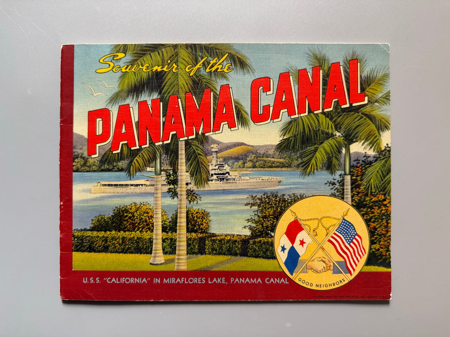 Souvenir of the Panama Canal - Curt Teich & Co (Chicago), 1941