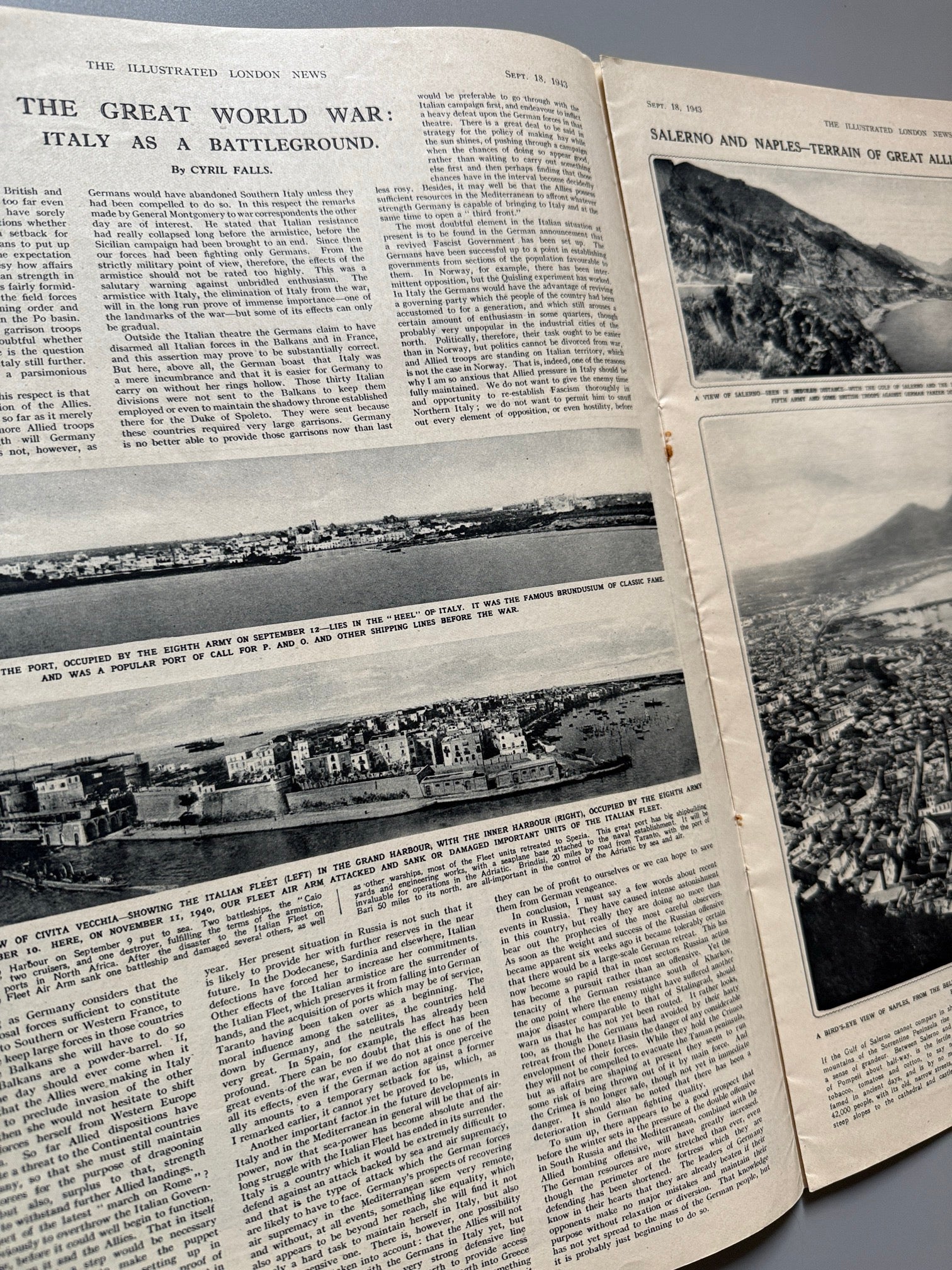 Libro de: The Illustrated London News, Nº5448 - 18 de septiembre de 1943