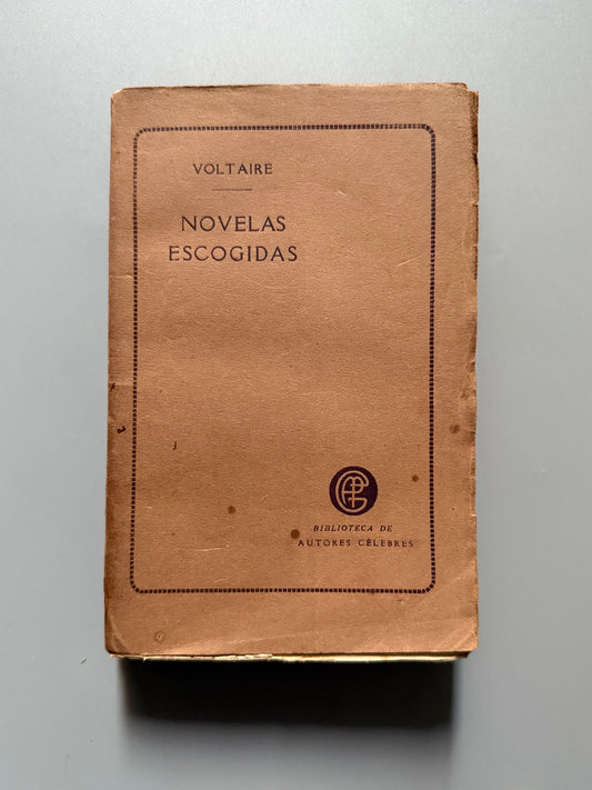 Novelas escogidas, Voltaire - Casa Editorial Garnier Hermanos, 1920