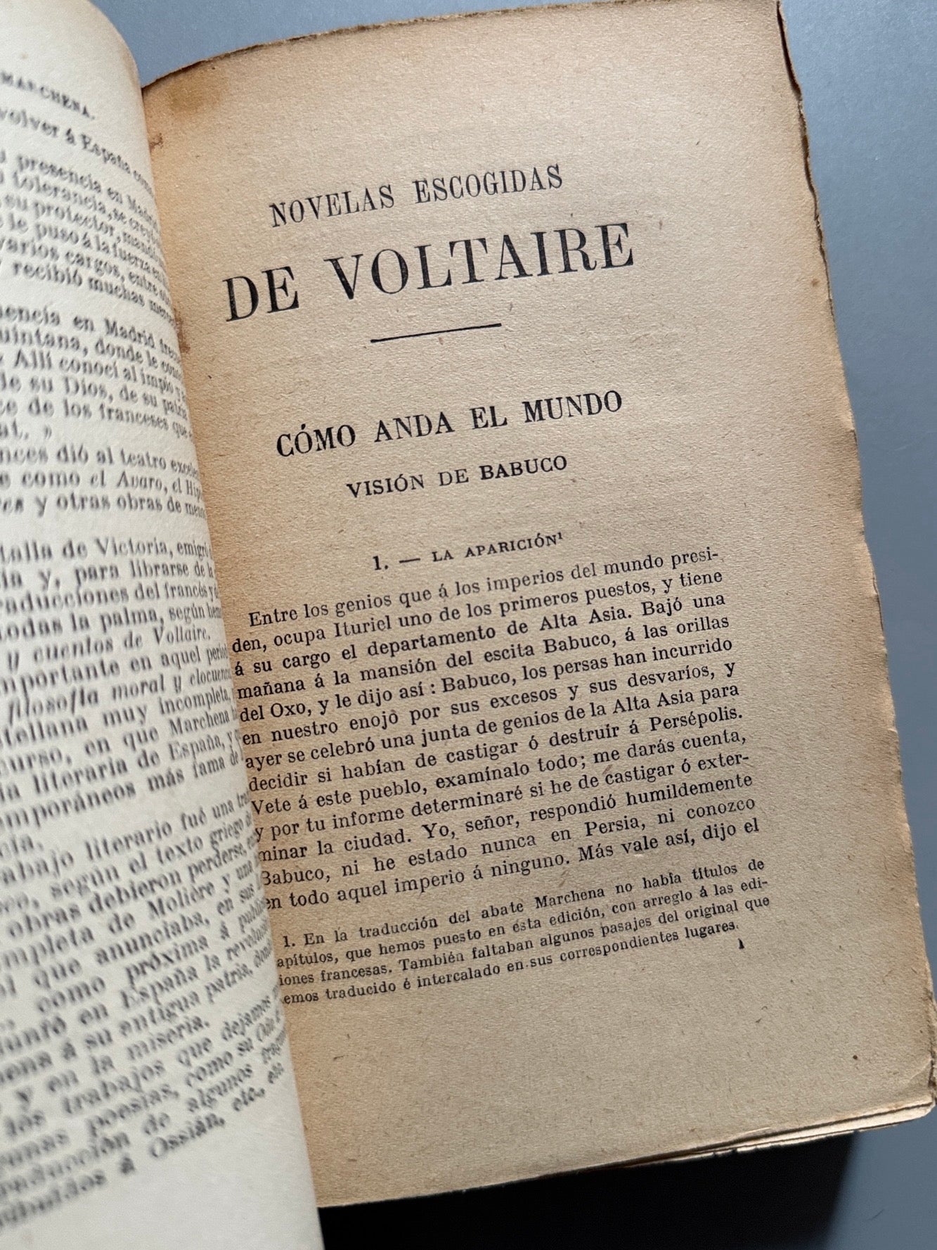 Libro de: Novelas escogidas, Voltaire - Casa Editorial Garnier Hermanos, 1920