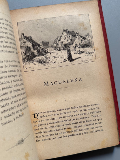 Libro de: Magdalena, Julio Sandeau - Biblioteca Arte y Letras, 1888