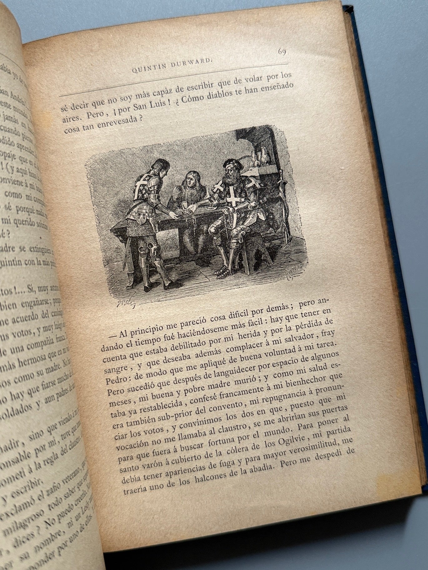 Libro de: Quintin Durward, Walter Scott - C. Verdaguer, Impresor-editor, 1884