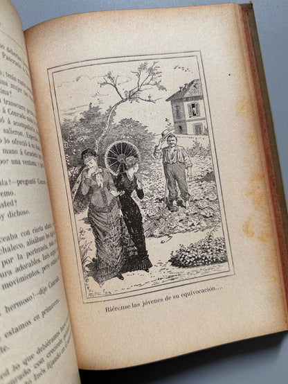 Libro de: Cabellos rubios, Salvador Farina - Casa Editorial Maucci, 1909